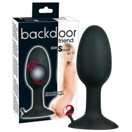 Маленькая анальная пробка с шариком Backdoor Friend S - 1