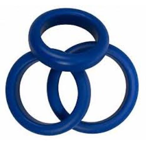 Ерекційні кільця Blue Mate Cockring Set 3шт