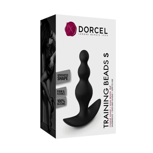 Анальная  силиконовая цепочка Dorcel TRAINING BEADS, S