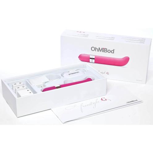 Музичний вібратор OhMiBod - Freestyle :G Music Pink, стимуляція точки G