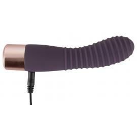 Ребристый вибратор Elegant Series Flexy Vibe - 3