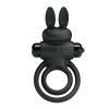 Эрекционное кольцо - Pretty Love Vibro Penis Ring Bunny III Black