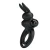 Эрекционное кольцо - Pretty Love Vibro Penis Ring Bunny III Black