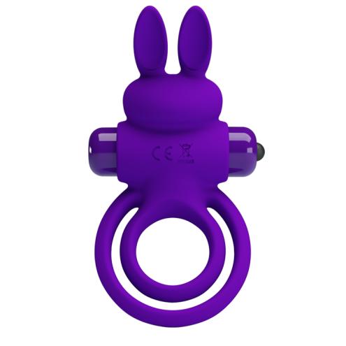 Эрекционное кольцо - Pretty Love Vibro Penis Ring Bunny III Blue