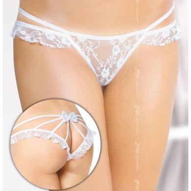 Женские стринги - G-String 2447, white, S/M