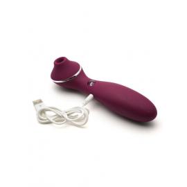 Вакуумный вибратор KisToy Polly Plus Violet - 3