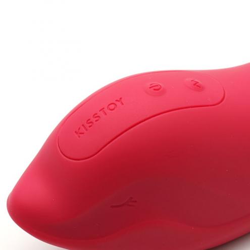Вібратор та кліторальний стимулятор Kistoy Heidi Red