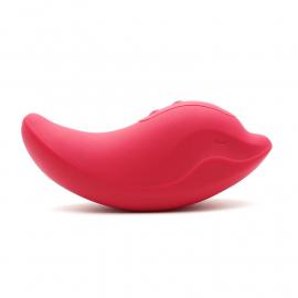 Вібратор та кліторальний стимулятор Kistoy Heidi Red - 1