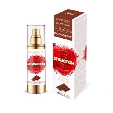 Розігріваюча масажна олія з феромонами MAI PHEROMON MASSAGE OIL - CHOCOLATE (75 мл)