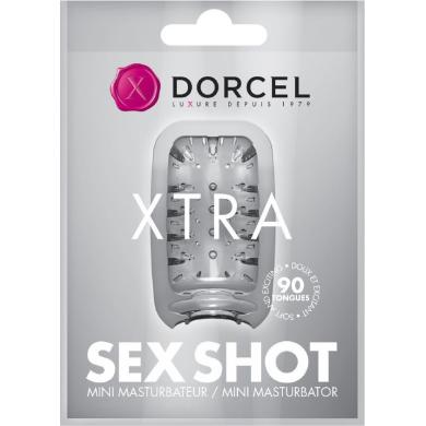 Мастурбатор Dorcel Sex Shot Xtra прозорого кольору