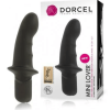 Вибратор Dorcel Mini Lover Black с ограничителем, для точки G и массажа простаты