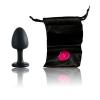 Анальная пробка Dorcel Geisha Plug Ruby M, макс. диаметр 3.2см, смещенный центр тяжести