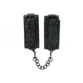 Шикарные наручники с цепью Midnight Lace Cuffs - 1