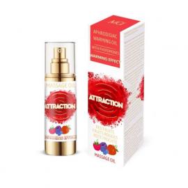 Розігріваюча масажна олія з феромонами MAI PHEROMON MASSAGE OIL - RED FRUITS (75 мл) - 1