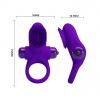 Ерекційне кільце - Pretty Love Vibro Penis Ring II Blue