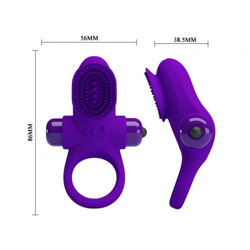 Ерекційне кільце - Pretty Love Vibro Penis Ring II Blue
