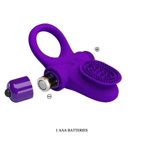 Ерекційне кільце - Pretty Love Vibro Penis Ring II Blue