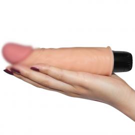 Реалістичний вібратор - Real Feel Vibrator 12 Flesh 7 - 2