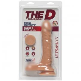 Фалоімітатор Doc Johnson The D - Super D - 8 Inch With Balls - ULTRASKYN - 2