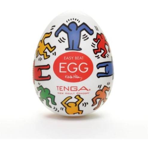 Мастурбатор-яйцо Tenga Keith Haring EGG Dance