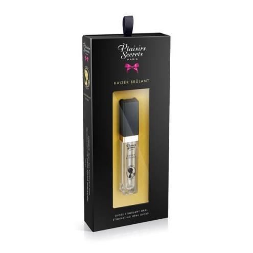 Стимулюючий блиск для губ -  Plaisirs Secrets Stimulating Oral Gloss  - Baiser Brulant, 7 мл