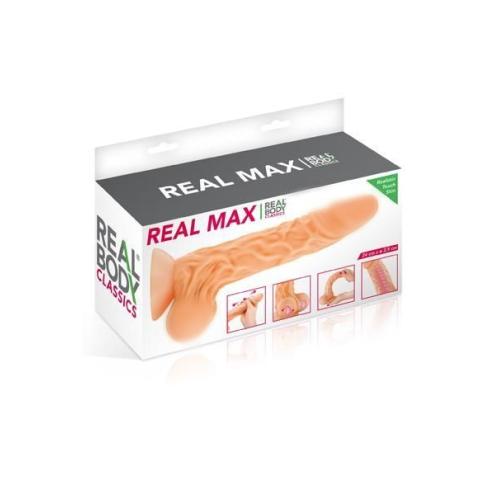 Фаллоимитатор с подвижной крайней плотью Real Body -Real Max