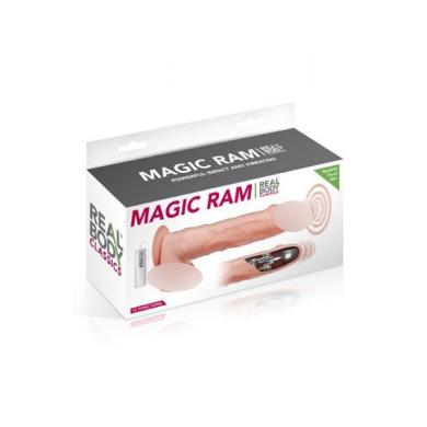 Фаллоимитатор-реалистичный Real Body - Magic Ram с пультом управления