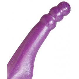 Безремневий страпон Doc Johnson The Gal Pal Purple, платинум силікон - 2