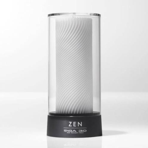 Мастурбатор Tenga 3D Zen, дуже ніжний, з антибактеріального еластомеру зі сріблом