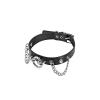 Ошейник цепочками, шипами и кольцом Fetish Tentation Choker Rings and Chains