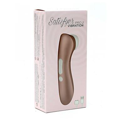 Вакуумний кліторальний стимулятор Satisfyer Pro 2+ Vibration з вібрацією