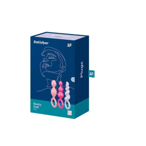 Набор анальных игрушек Satisfyer Plugs colored (set of 3) - Booty Call