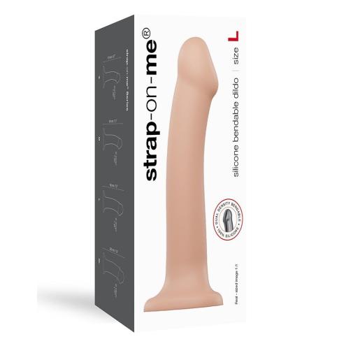 Насадка для страпона Strap-On-Me Dual Density Dildo Flesh L