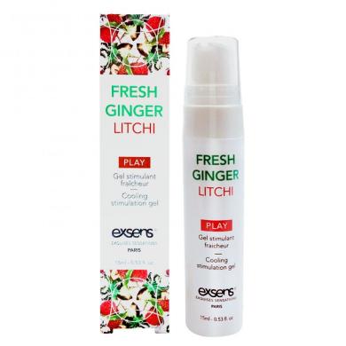 Стимулюючий гель EXSENS Kissable Fresh Ginger Litchi 15мол