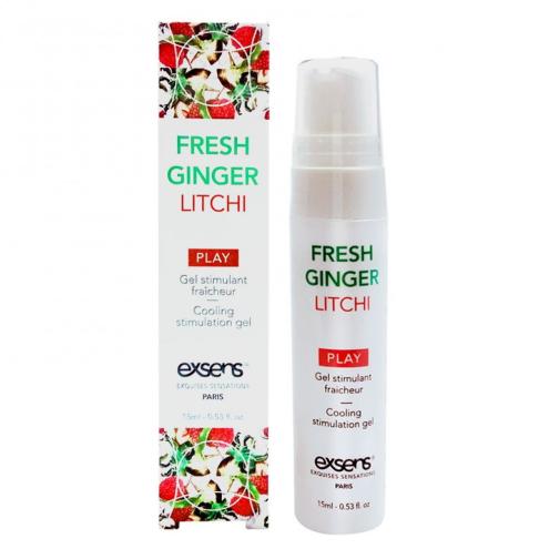 Стимулирующий гель EXSENS Kissable Fresh Ginger Litchi 15мл