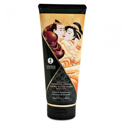 Съедобный массажный крем Shunga KISSABLE MASSAGE CREAM - Almond Sweetness (200 мл)