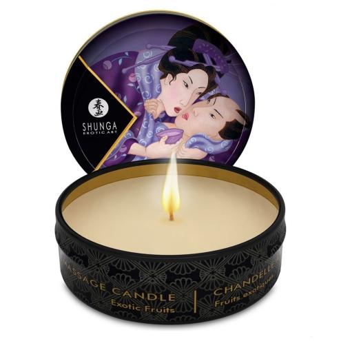 Массажная свеча Shunga MINI MASSAGE CANDLE - Exotic Fruits 30 мл