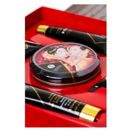 Подарунковий набір Shunga GEISHAS SECRETS - Sparkling Strawberry Wine - 4