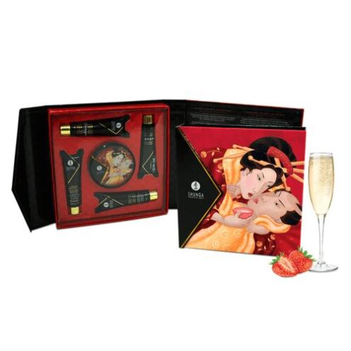 Подарочный набор Shunga GEISHAS SECRETS - Sparkling Strawberry Wine