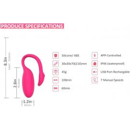 Смарт-віброяйце Magic Motion Flamingo - 2