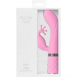 Вібратор жіночий PILLOW TALK Kinky Pink із кристалом Сваровські - 1
