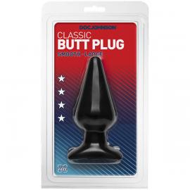 Анальна пробка Doc Johnson Smooth Classic Large - Black - 2