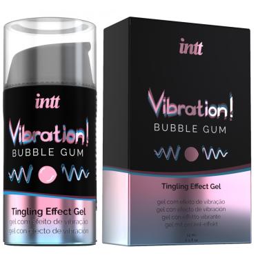 Жидкий вибратор Intt Vibration Bubble Gum 15 мл