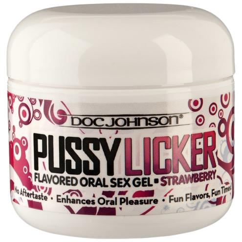 Смачний гель для кунілінгуса Doc Johnson -  Pussy Licker Strawberry , 56 мл