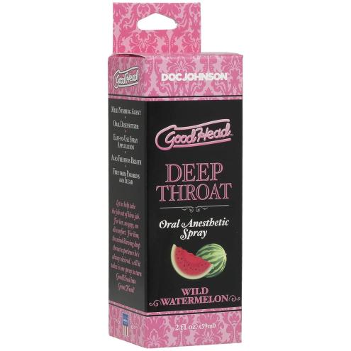 Спрей для мінету Doc Johnson -  GoodHead DeepThroat Spray – Watermelon, 59 мл