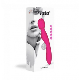 Вібромасажер 2-в-1 Love To Love TWIST Rose зі стимулюючим рельєфом - 1