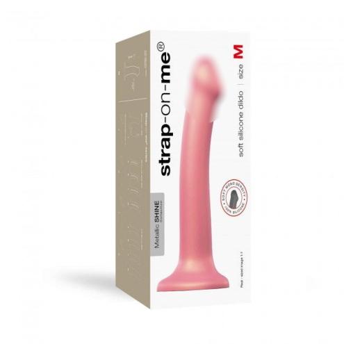 Насадка для страпона Strap-On-Me Mono Density Dildo Rose M