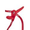 Подвійний страпон з вібрацією Fetish Tentation Vibrating Strap-On with Double Dildo Red