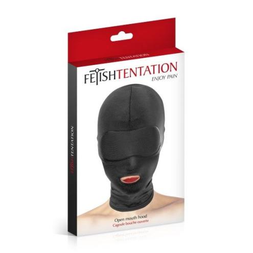 Каптур для БДСМ з відкритим ротом Fetish Tentation Open Mouth Hood