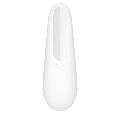 Вакуумний кліторальний стимулятор Satisfyer Curvy 1+ White